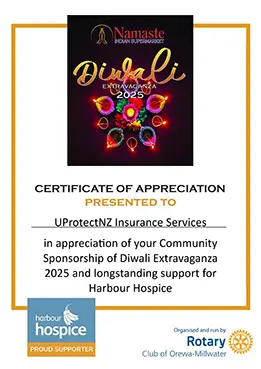 Diwali certificate Diwali certificate